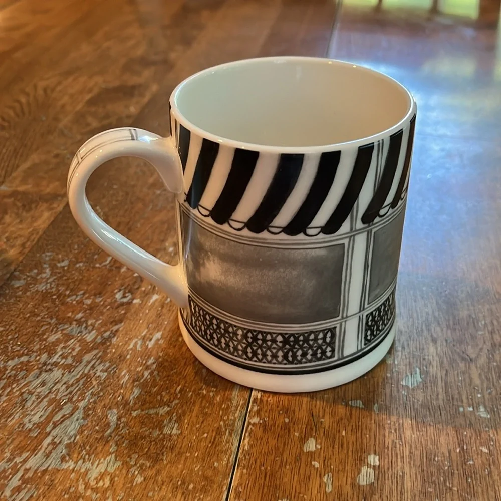 Sur La Table Paris Street scene mug